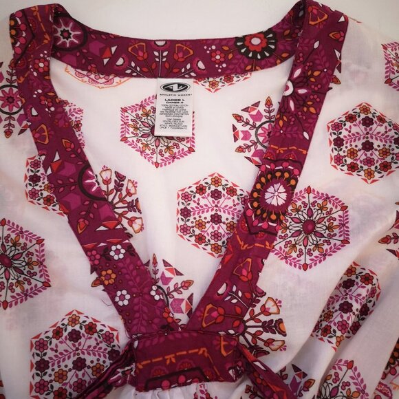 Athletic Works Ladies V-neck Lightweight Straight Fit Size Large Beach Coverup - Picture 4 of 8